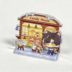 OEM ODM Standee en acrylique Love and Deepspace, Figurine Chibi, Décoration de bureau, Merchandise fanmade sur le thème de l'anime, Cadeau pour joueur - Product Image 4