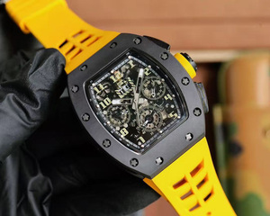 Montre de sport automatique mécanique en céramique de luxe 2026, résistante à l'eau, édition limitée, fonction chronométrage élégante - Product Image 3