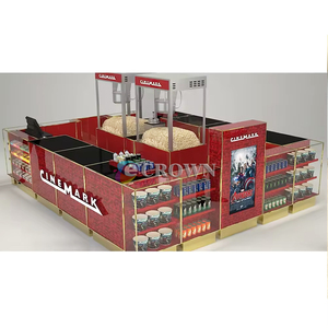 Mall Bread Cabinet Retail Store Square Juice Coffee bar Mall Display Kiosk <strong>Laye</strong> Retail Store Mall <strong>Cafe</strong> OEM - Product Image 5