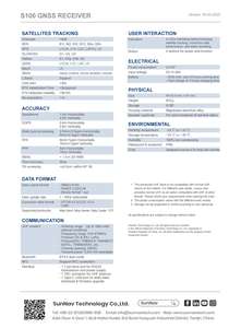 سعر معدات المسح SunNav S100 Gps Gps Gnss TrimbleBD لوحة رخيصة الثمن Gps tkg9 Rtk Gnss تردد مزدوج - Product Image 6