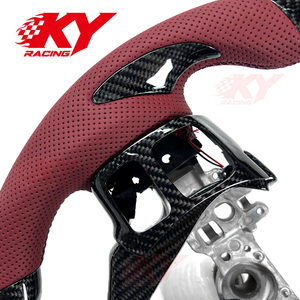 Volant sport en fibre de carbone avec LED et indicateur de régime pour Lexus IS ISF RC IS250 IS300 IS350 IS500 RC300 RC350 F NX - Product Image 2