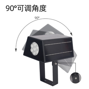 Projecteur solaire de jardin, éclairage LED extérieur étanche pour l'aménagement paysager, éclairage de jardin, de chemin et d'arbres - Product Image 3