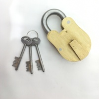 Serrure à cadenas en laiton 100% Alcatraz Prison, garantie 40 ans, cadenas en métal avec clé/ cadenas haute sécurité/ métal lourd/ avec 3 clés maîtresses