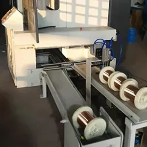 Automatic Annealing 2 Bobbin Take-up Wire Drawing Making Machines
