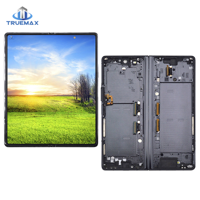 for Samsung Galaxy Z Fold2 Z Fold 2 Inner Oled Lcd Display Screen Replacement With Frame