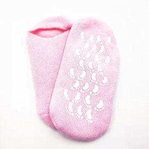 ถุงเท้าเจลซิลิโคนให้ความชุ่มชื้นเท้าสำหรับผู้หญิงถุงเท้าสปาและถุงมือนุ่มซ่อมแซม - Product Image 3