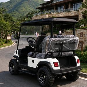Carrito de Golf Eléctrico de Litio de 4 Plazas con Color Personalizable, Carrito de Golf Todoterreno con Suspensión Independiente, Llantas de 12-14 Pulgadas y Bi - Product Image 1