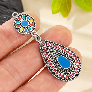 Liontin Amerika Eropa untuk Anting Kalung DIY Perhiasan Bentuk Tetesan Air Kit Pembuatan Liontin untuk Pembuatan Perhiasan - Product Image 5