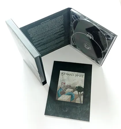 Upscale Beroemde Merk Anniversary Album Digipak Pop Muziek Cd 'S Dvd 'S Digibook Slipcase Doos Voor Verkoop Verpakking
