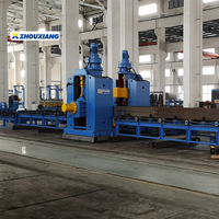 Machine d'assemblage automatique de poutres en H Zhouxiang, ligne de production de structures en acier avec tension 220V/380V