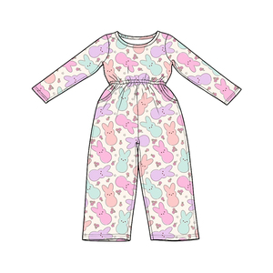 Preventa: Nuevos Conjuntos de Conejita de Pascua para Niñas Pequeñas, Monos para Niñas, Venta al por Mayor, Ropa a Juego para Hermanas - Product Image 2