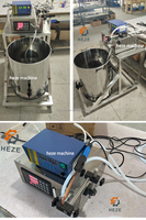 Automatische Bewegliche Wachsschmelz-, Heiz-, Misch- und Gießmaschine für Duftkerzen in Glasbechern