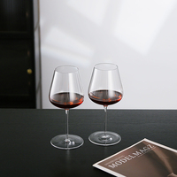 Ensemble de verres à vin rouge Villeroy Boch Rose Garden, 2 pièces, 200 ml, verres en cristal lavables au lave-vaisselle pour la Saint-Valentin