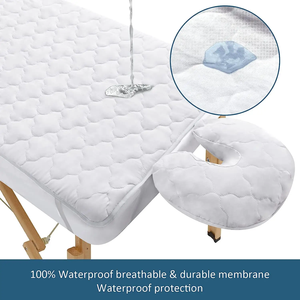 OEM al por mayor buen precio microfibra barato Extra suave cómodo 2 piezas impermeable mesa de masaje sábanas - Product Image 6