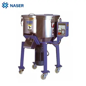 150KG auto plastic toner color mixing vertical mixer machine for industrial plastic injection molding machine