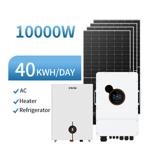 All in One Hybrid Generator 10KW Solar <b>Energy</b> <b>Storage</b> <b>System</b> 3Kva 5KW 6KW 8KW 12KW Power FJ-SS-5-80kw Our 10kW Solar Power Syste - Product Image 1