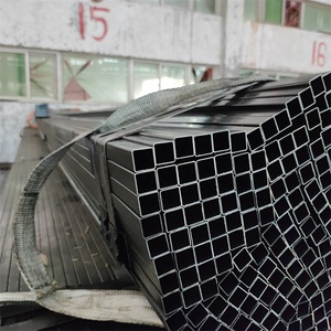 Trung Quốc Nhà cung cấp Máy đo nặng màu đen bề mặt ống vuông hình chữ nhật rỗng phần ống <span class=keywords><strong>30x60mm</strong></span> 50x70mm 100x100 ống thép carbon - Product Image 5