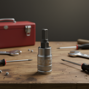 Douille Fervi avec insert hexagonal de 6 mm pour clés hexagonales - Product Image 3