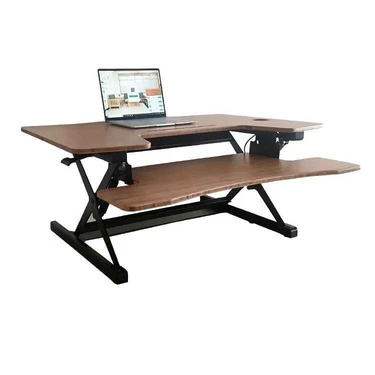 Meja laptop bambu lipat produk bambu buatan khusus pabrik meja bambu kantor kualitas tinggi