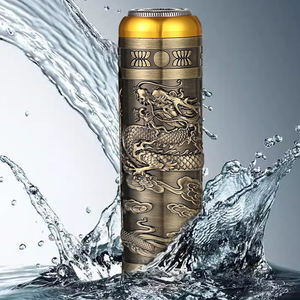 Máquina Recortadora de <span class=keywords><strong>Barba</strong></span> Portátil y Recargable <span class=keywords><strong>para</strong></span> Hombre, Cuerpo de Metal de Una Sola Cuchilla y Afeitadora Eléctrica Facial <span class=keywords><strong>para</strong></span> Hombre - Product Image 6