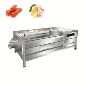 Food grade stainless steel vegetable washer fruit washing machine suppliers