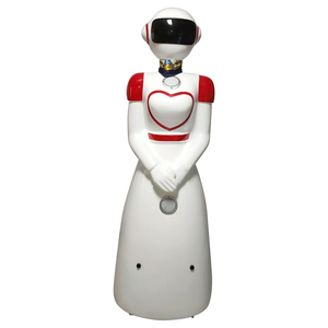 Grand <span class=keywords><strong>robot</strong></span> intelligent multifonctionnel pour hôtels, restaurants, services de restauration, accueil, esthéticiennes, serveurs, dialogue vocal - Tout neuf - Product Image 1