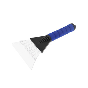 Ice Scraper Plastic Blue EVA Handle Car Snow Removal Tool - Product Image 3