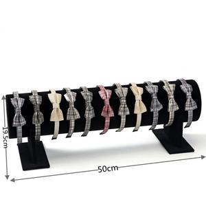 مصنع الجملة المستطيلة الفلانيلات + MDF طوق الشعر عصابة مجوهرات - Product Image 6