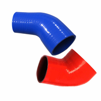 Tuyau de raccordement en silicone haute température pour intercooler turbo et admission d'air CAC, coudes à 45, 90, 135 degrés, 4 plis