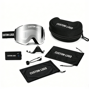 Lunettes de <span class=keywords><strong>ski</strong></span> cylindriques <span class=keywords><strong>OTG</strong></span> anti-buée à large champ de vision avec logo personnalisé et protection nasale pour sports d'hiver en extérieur - Product Image 5