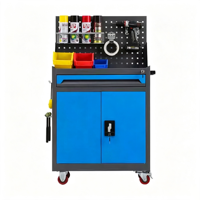 Chariot à outils mobile avec tiroirs, armoire de rangement multifonction pour la réparation et l'entretien automobile, armoire à outils d'atelier pour l'usine