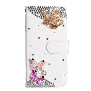 Sang trọng handmade <span class=keywords><strong>Bling</strong></span> kim cương PU Leather bìa cho <span class=keywords><strong>Iphone</strong></span> XR x XS 7 8 11 12 13 14 15 16 17 cộng với Pro Max điện thoại di động trường hợp - Product Image 1