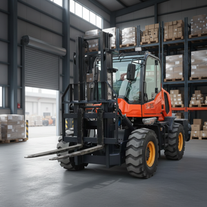 รถยกดีเซลใหม่ ปี 2025 ขับเคลื่อน 4 ล้อ ยางตัน เสา 3 ระดับ ใช้งานแบบนั่งขับ ใช้สำหรับงานนอกถนน - Product Image 4