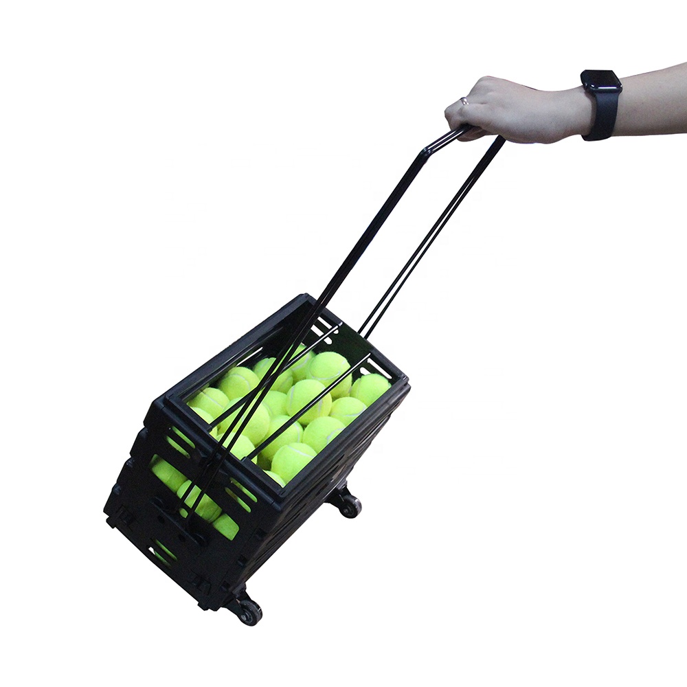 Eastommy ET-760033 Heavy Duty большая емкость вмещает 77 шарики pevent утечки на теннисном мяче, собирать оборудование Хоппер корзина