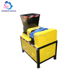 Double Shaft Waste Leather/Rubber Small Solid Garbage Shredder/scrap metal used plastic bottles phone crusher recycling machine