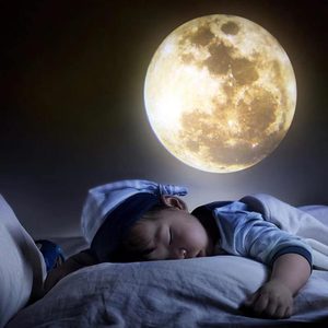 Mond-Erde-Projektor, USB-betriebene Mondlampe, romantische Atmosphäre, Nachtlichtprojektor für Selfie-Hintergrund, Schlafzimmerdekoration - Product Image 5