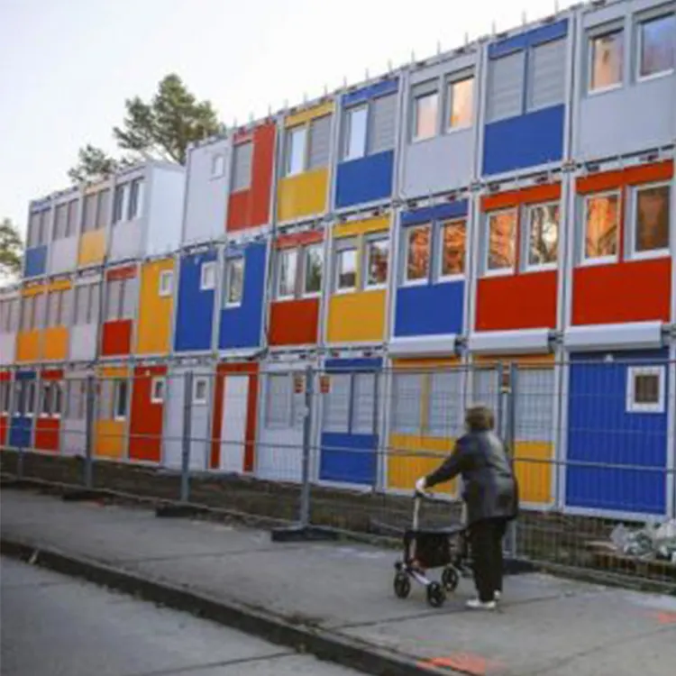 Herstellung Vorgefertigte Hotel Kommerziellen Design Büro Schuppen Stahlrahmen Container Haus Gebäude