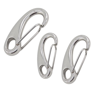 Thép không gỉ Bow hình mùa xuân <span class=keywords><strong>Snap</strong></span> móc xoay mắt Bolt <span class=keywords><strong>Clip</strong></span> dây móc Bow cùm Dee xiềng xích KHAI THÁC MỎ - Product Image 4