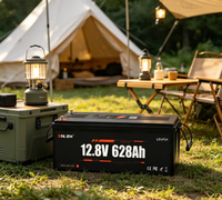 Expédition rapide depuis l'entrepôt américain |   Batterie au phosphate de fer et de lithium 12,8 V 628 Ah pour système solaire hors réseau pour camping-car