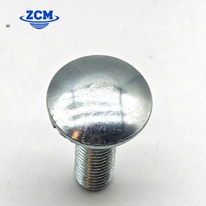 ZChun Carriage <strong>Bolt</strong> Nut M4 M5 M6 <strong>M10</strong> M12 Carbon Steel Plain Finish Round Cup Head Square Neck <strong>Coach</strong> <strong>Bolts</strong> - Product Image 4