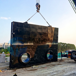 Équipement industriel <span class=keywords><strong>de</strong></span> haute qualité en acier inoxydable gris pour la récupération des eaux <span class=keywords><strong>de</strong></span> <span class=keywords><strong>pluie</strong></span>, grande capacité, contrôle des inondations, pompe intégrée, garantie 1 an - Product Image 2