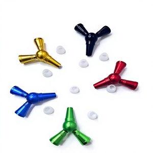 Répartiteur de tuyau de chicha 3 voies en aluminium Khateeb KHD558 – Vente en gros - Product Image 2