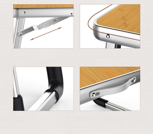 Mesa <span class=keywords><strong>de</strong></span> estudio plegable <span class=keywords><strong>de</strong></span> aluminio ligero, - Product Image 2