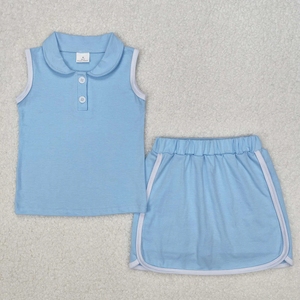 Tenues de cheerleaders en coton pour filles, vêtements assortis pour sœurs - Product Image 2