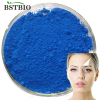 Poudre de tripeptide de cuivre de qualité cosmétique BSTBIO CAS 89030-95-5 AHK-CU GHK-CU 99% Tripeptide de cuivre-1
