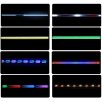 Barre lumineuse LED longue à stroboscope 480x5050 RGB + 240x5730 LED IP20, gradation linéaire 0-100%, DMX512 RDM, éclairage d'effet auxiliaire de scène