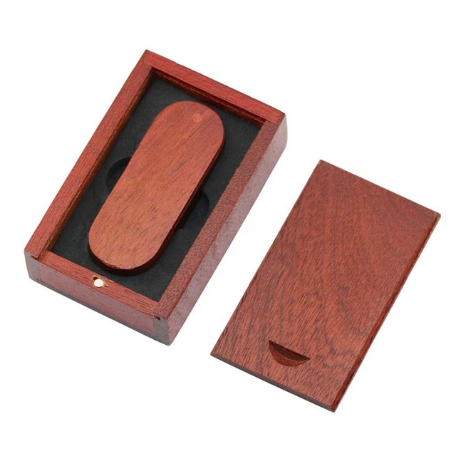 2022 promotional gifts Wooden swivel pendrive customized engrave logo red maple swivel usb flash drive