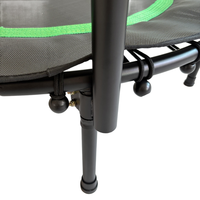 Trampoline de 40 pouces avec matériaux en polypropylène et PVC pour l'exercice à domicile et en extérieur - Équipement de fitness durable et écologique