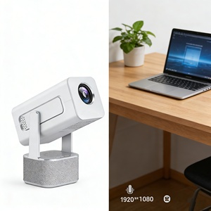 Proyector Moderno Kingsway C360 con Estilo de Tela, 320 ANSI Lúmenes, Enfoque Automático, WiFi Dual, BT5.0, para Cine al Aire Libre - Product Image 2