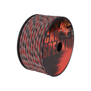 Câble de haut-parleur de voiture en PVC transparent OFC, normes américaines, noir et rouge, câble/paied 14AWG 1,90 mm²*2C, surface transversale/mesure - Product Image 3